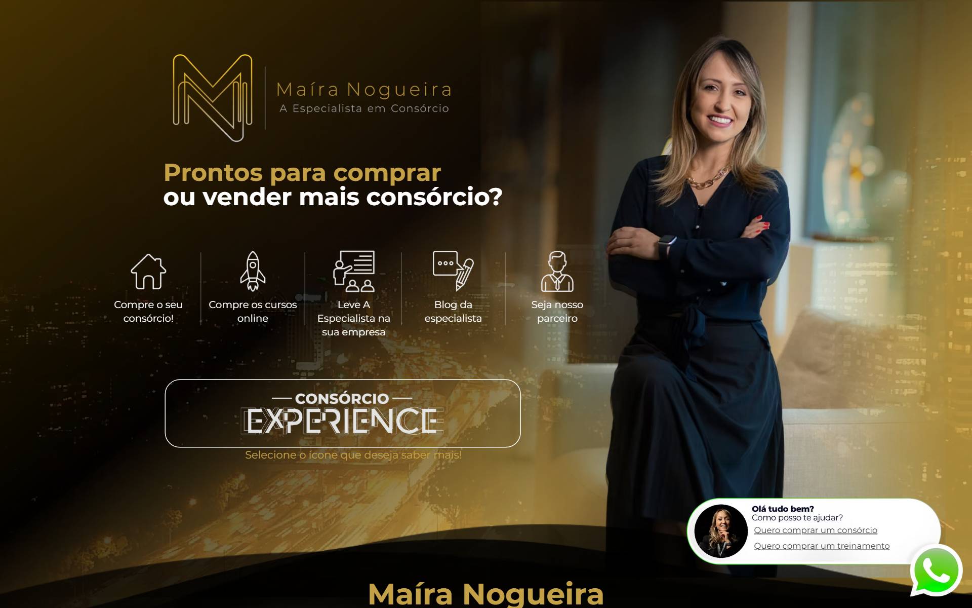Site A Especialista em Consórcio, de Maíra Nogueira